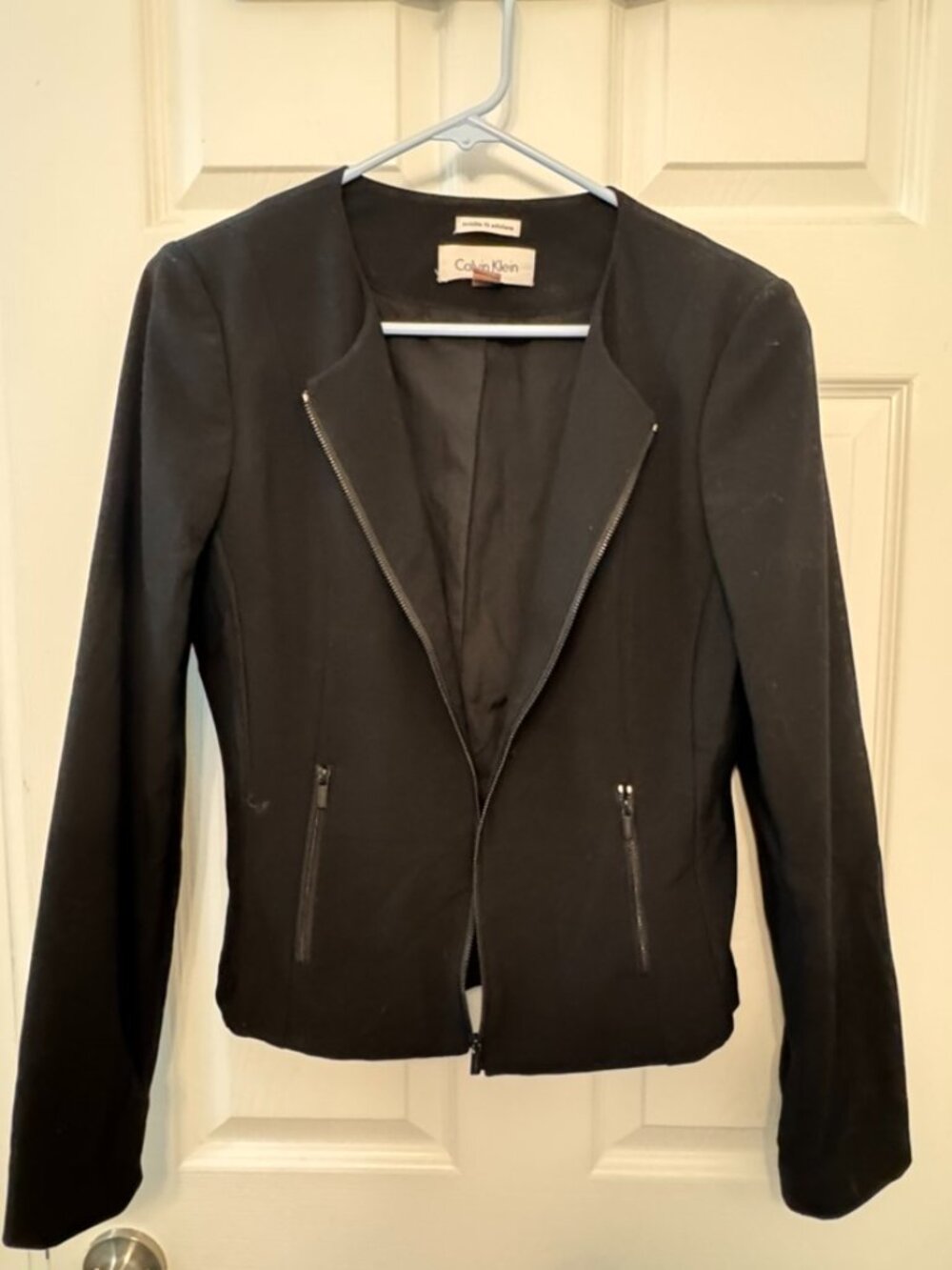 Calvin Klein Women's Collarless Blazer Size 10